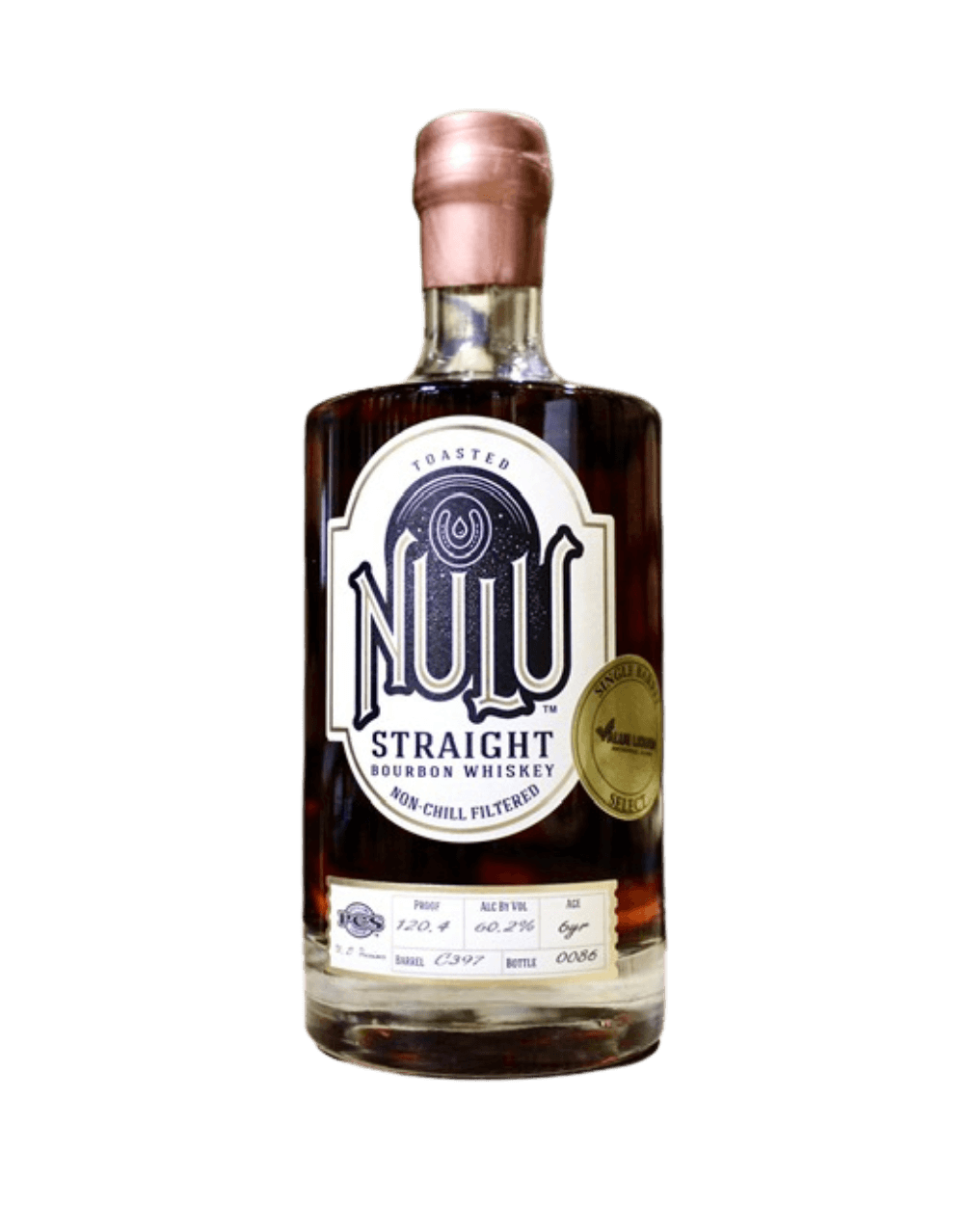 NULU WHISKEY TOASTED SINGLE BARREL BOURBON