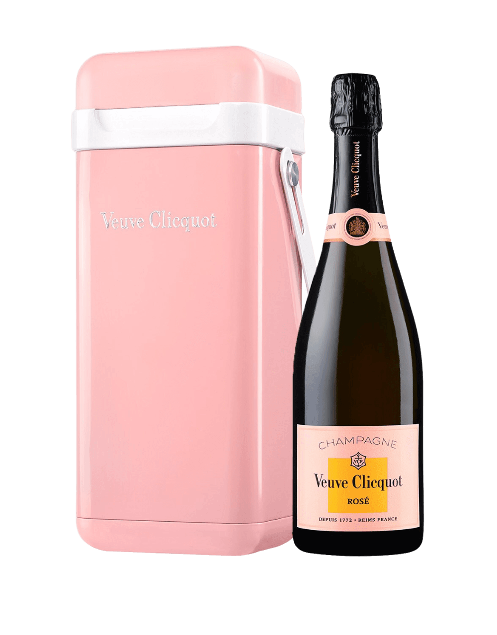 VEUVE CLICQUOT ROSÉ WITH THE CLICQUOT COOLER