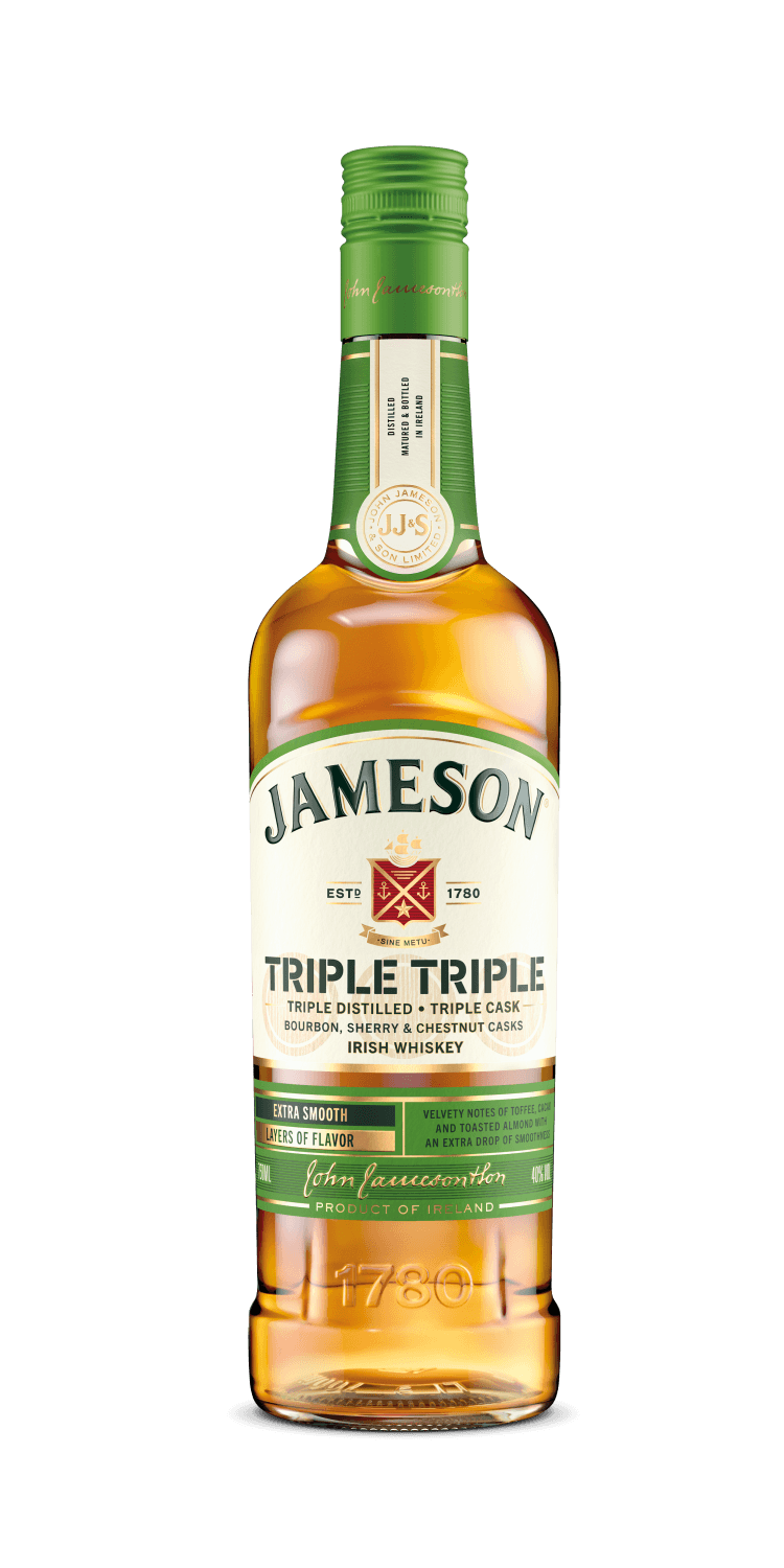 JAMESON TRIPLE TRIPLE IRISH WHISKEY