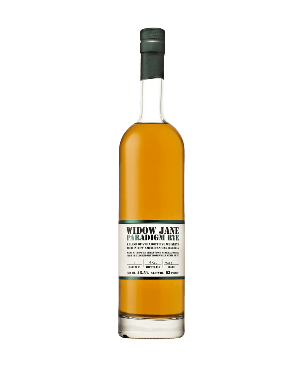 WIDOW JANE RYE AMERICAN OAK AGED