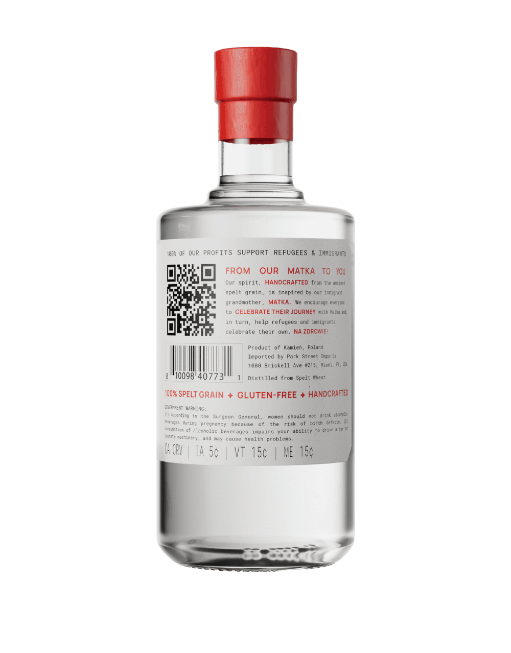MATKA WÓDKA ORIGINAL SPELT VODKA