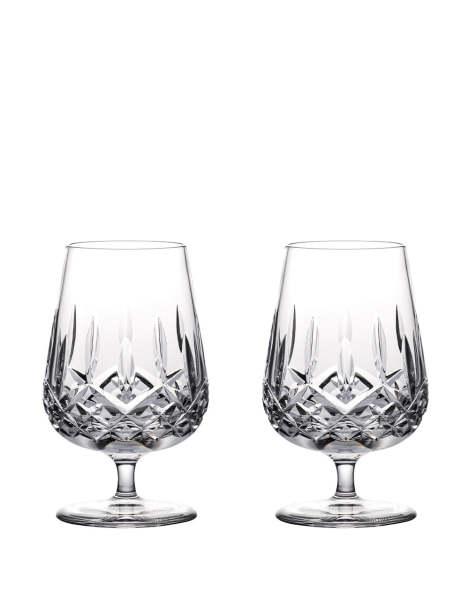 WATERFORD CONNOISSEUR LISMORE SNIFTER & TASTING CAP PAIR