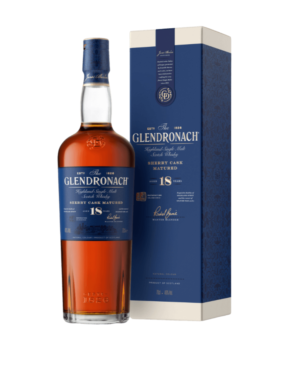 THE GLENDRONACH 18 YEAR OLD SINGLE MALT SCOTCH WHISKY