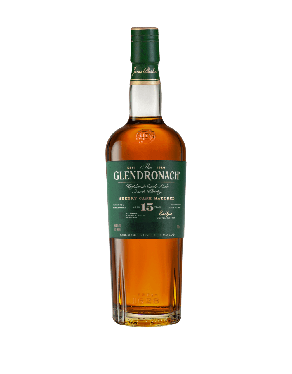 THE GLENDRONACH 15 YEAR OLD SINGLE MALT SCOTCH WHISKY