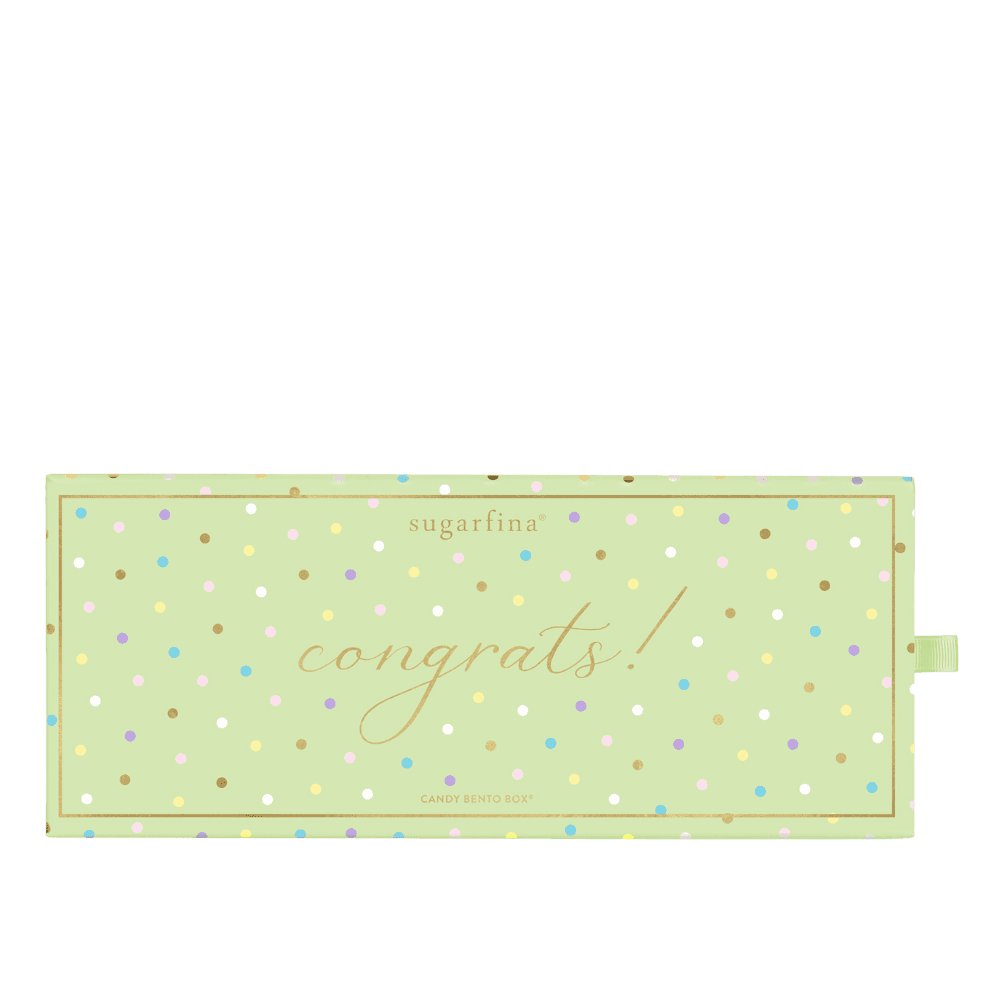 SUGARFINA "CONGRATS" 3 PIECE CANDY BENTO BOX