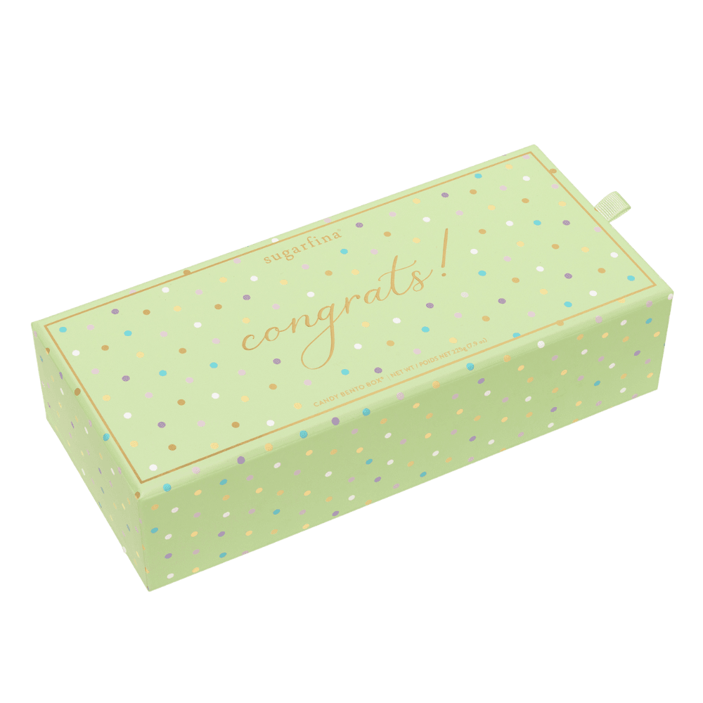 SUGARFINA "CONGRATS" 3 PIECE CANDY BENTO BOX