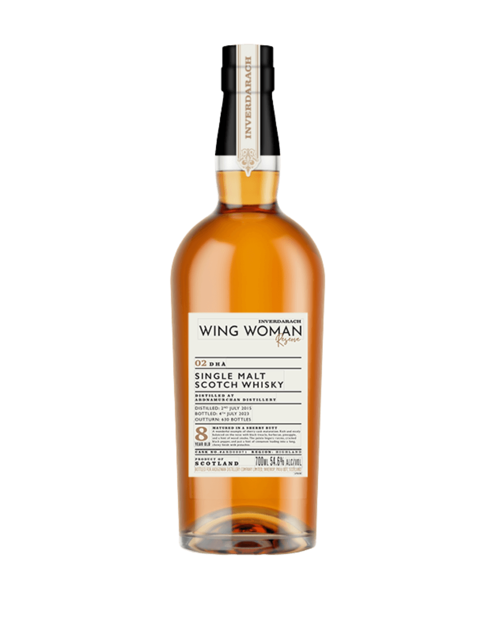 WING WOMAN RESERVE 8 YEAR OLD SCOTCH WHISKY