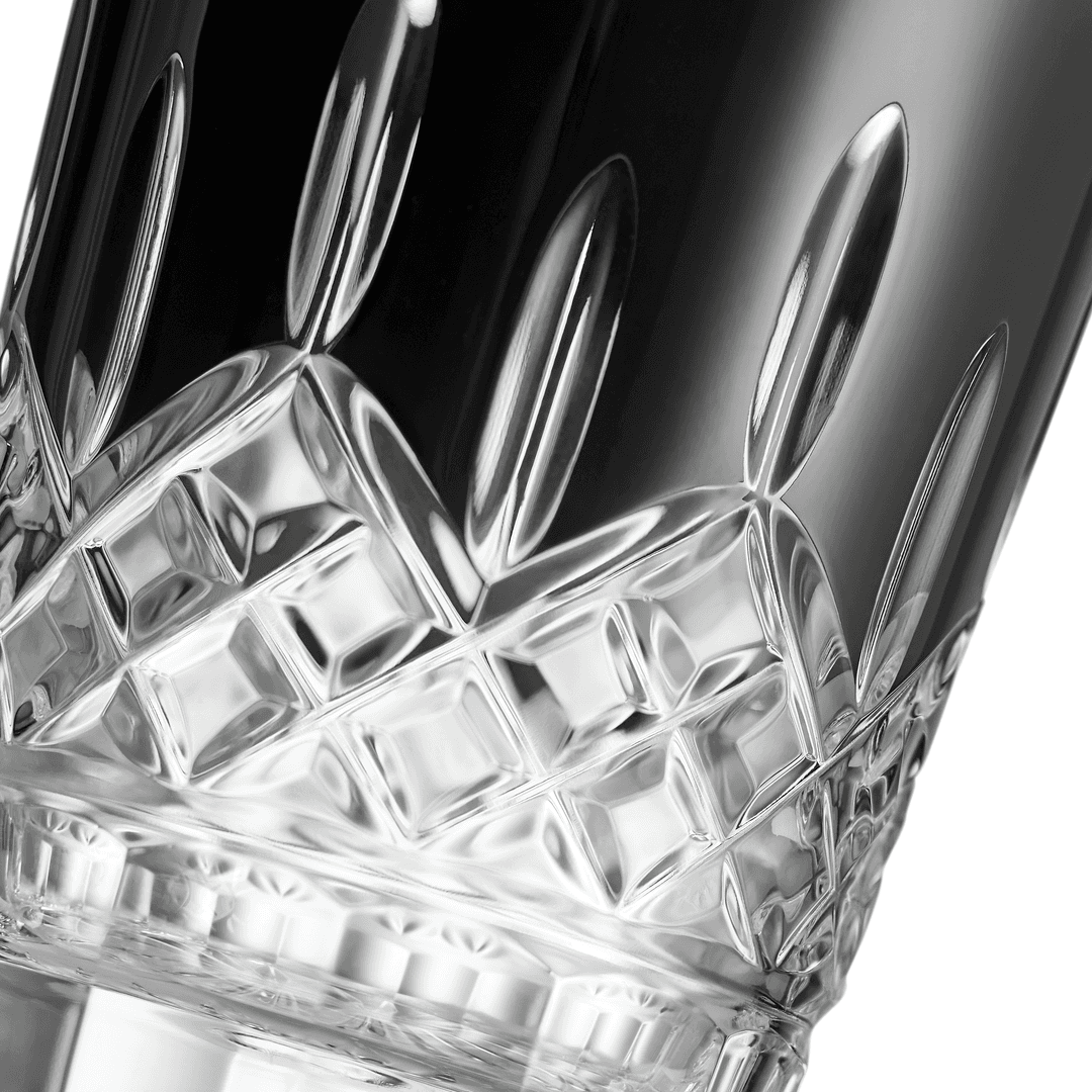 WATERFORD LISMORE BLACK TUMBLER - SET OF 2