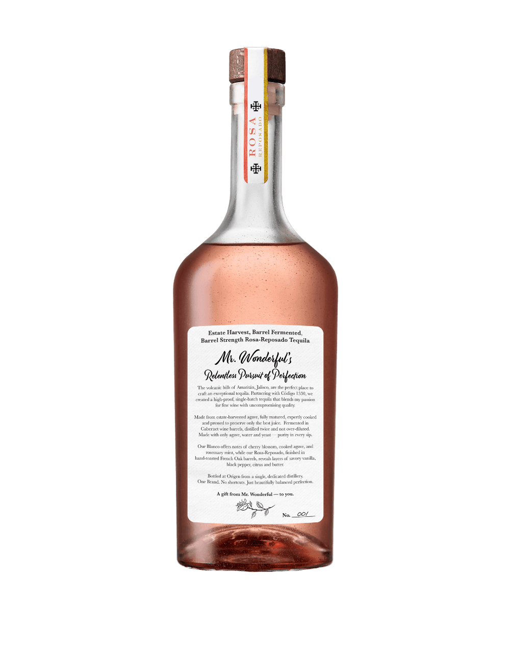 CÓDIGO 1530 ROSA-REPOSADO TEQUILA X KEVIN O'LEARY'S THE WONDERFUL EDITION