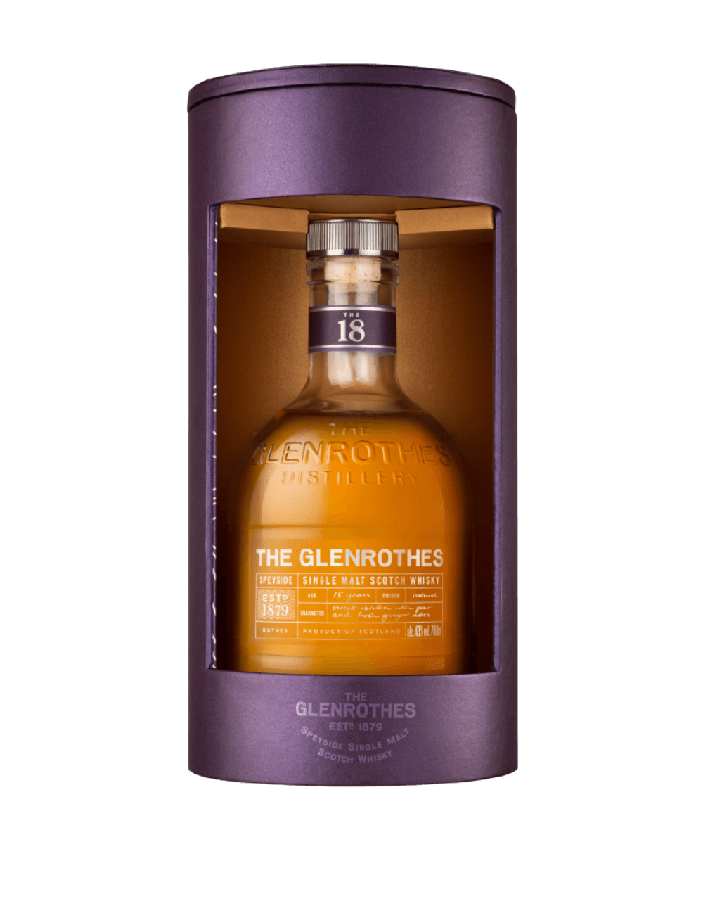 THE GLENROTHES 18 YEAR OLD SINGLE MALT WHISKY