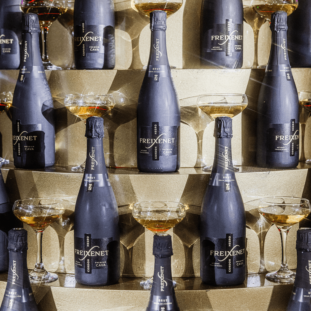 FREIXENET CORDON NEGRO BRUT CAVA SPARKLING WINE