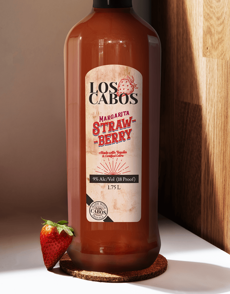 LOS CABOS MARGARITA STRAWBERRY COCKTAIL
