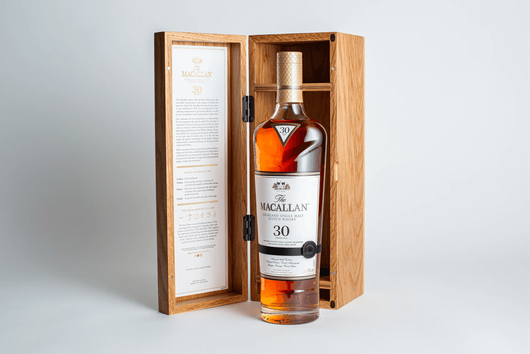 THE MACALLAN SHERRY OAK 30 YEARS OLD SINGLE MALT WHISKY 2024 RELEASE
