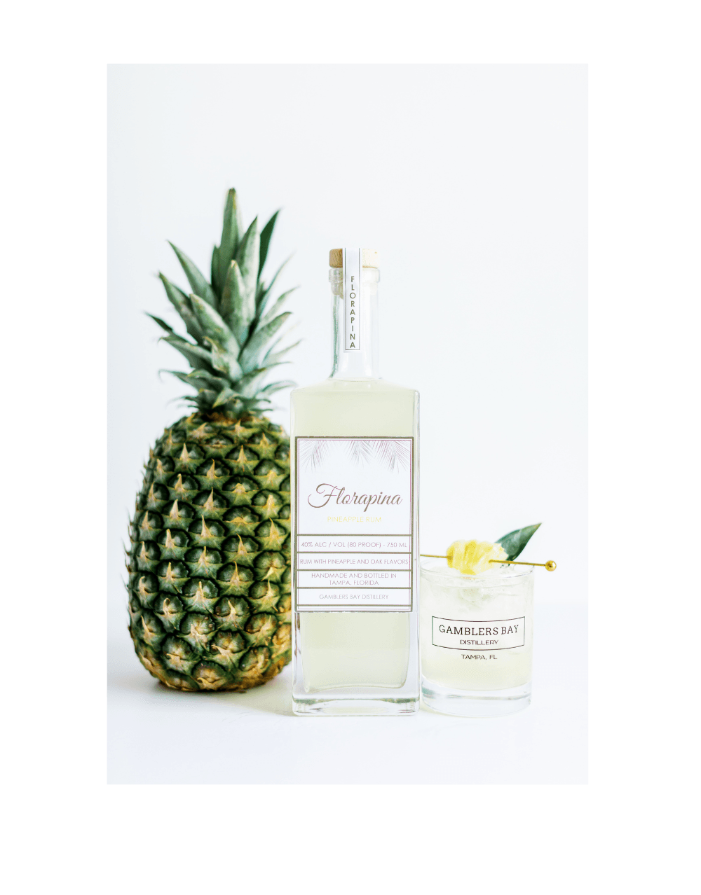 GAMBLERS BAY DISTILLERY FLORAPINA PINEAPPLE RUM