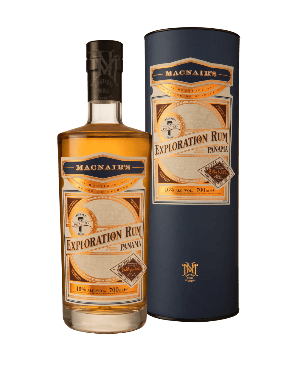 MACNAIR'S PANAMA 7 YEAR OLD PEATED EXPLORATION RUM