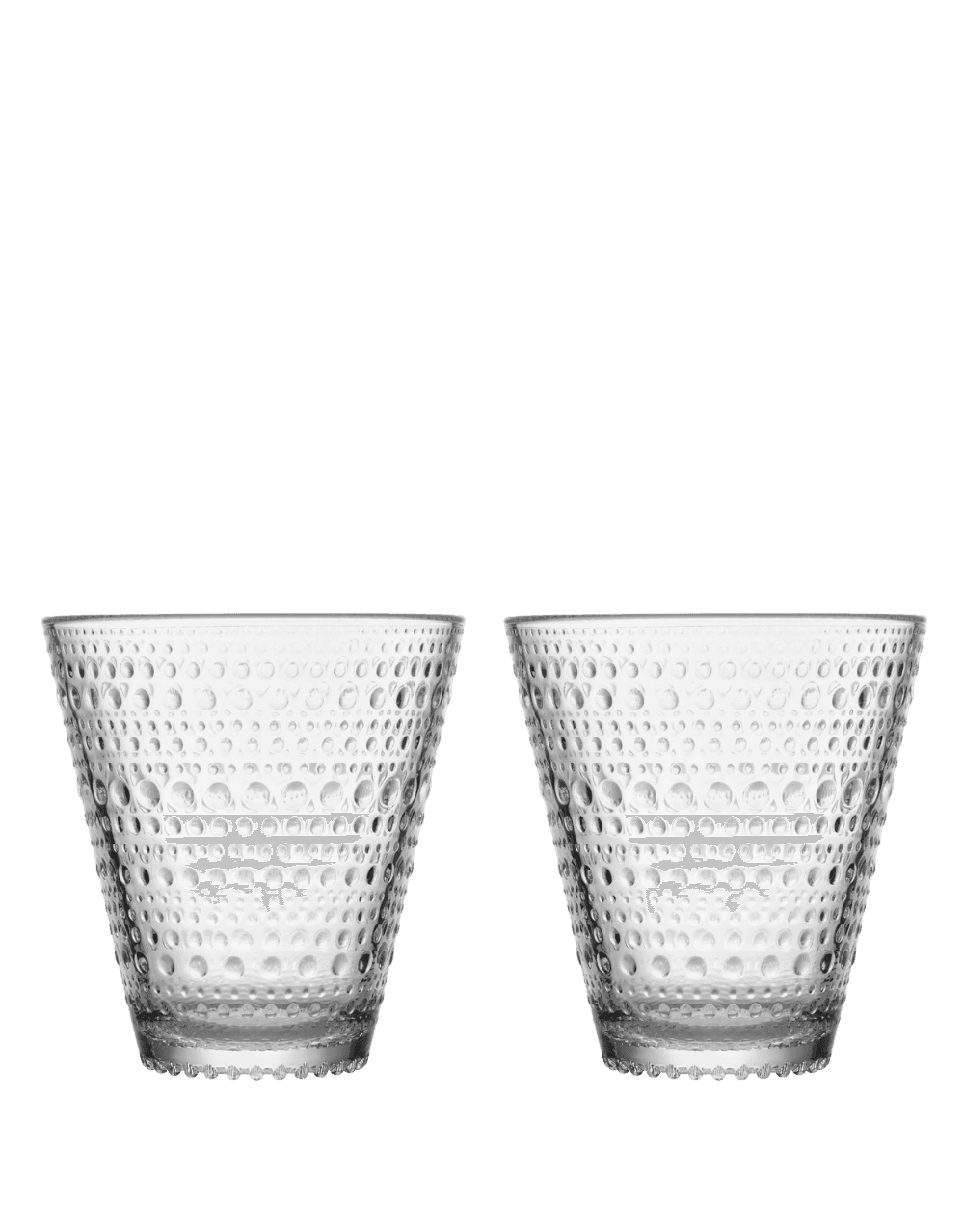 IITTALA KASTEHELMI 10.14 OZ. TUMBLER SET- CLEAR