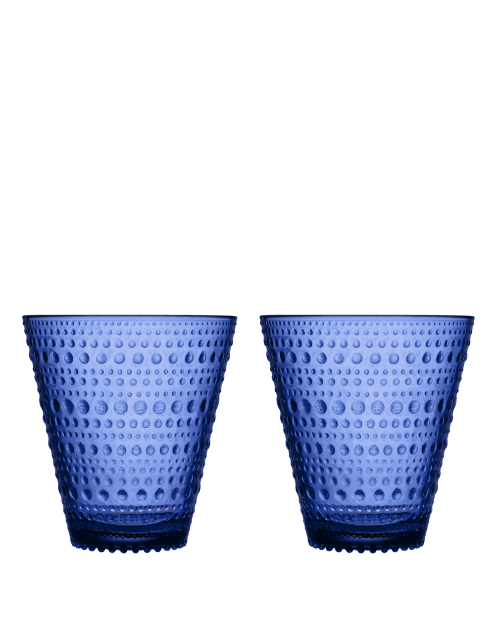 IITTALA KASTEHELMI 10.14 OZ. TUMBLER SET- ULTRAMARINE BLUE