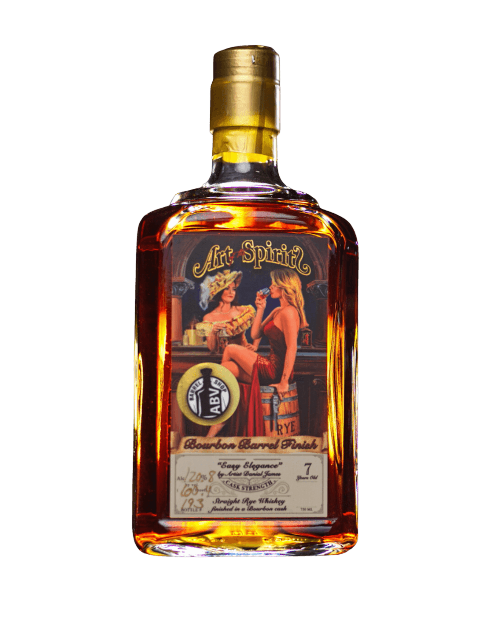 ART OF THE SPIRITS BOURBON FINISH - CASK STRENGTH "EASY ELEGANCE" STRAIGHT RYE WHISKEY