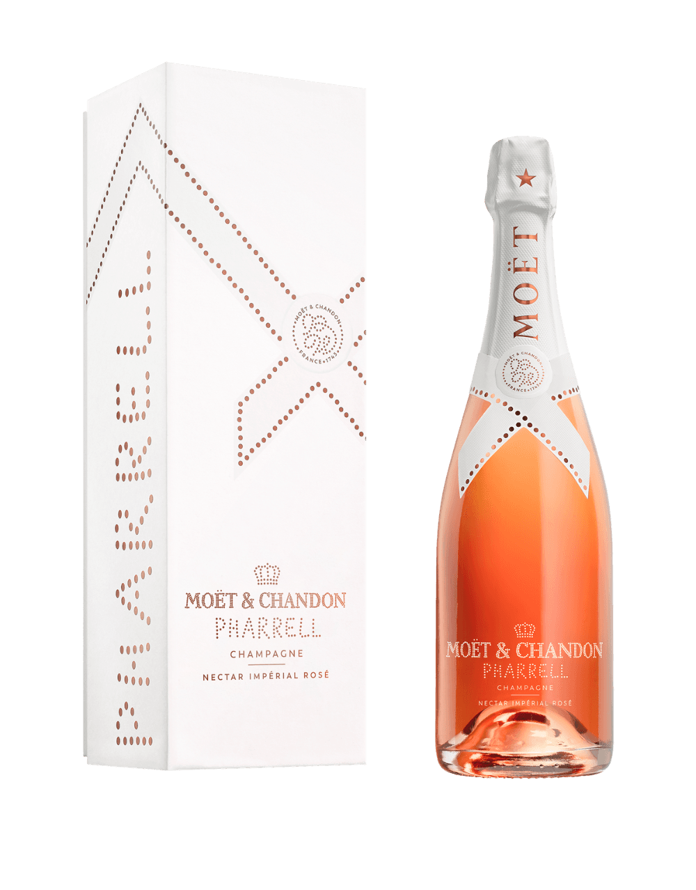 MOËT & CHANDON X PHARRELL WILLIAMS LIMITED EDITION NECTAR IMPÉRIAL ROSÉ