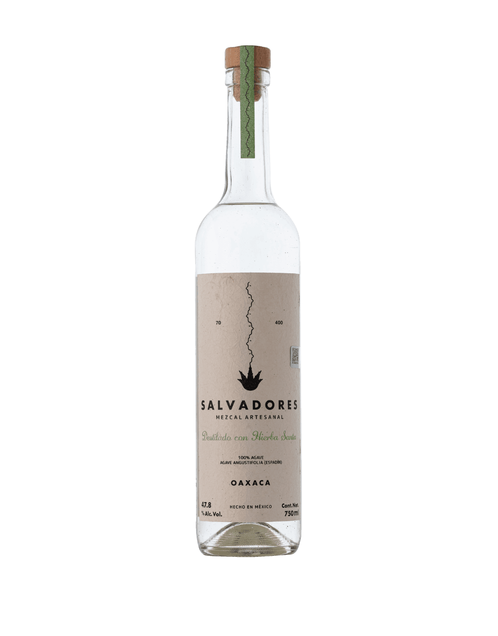 SALVADORES MEZCAL DESTILADO CON HIERBA SANTA