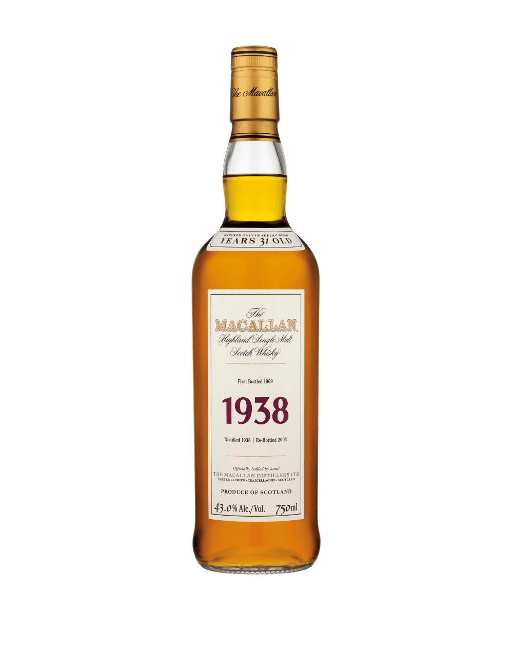 THE MACALLAN FINE & RARE 1938 B1969