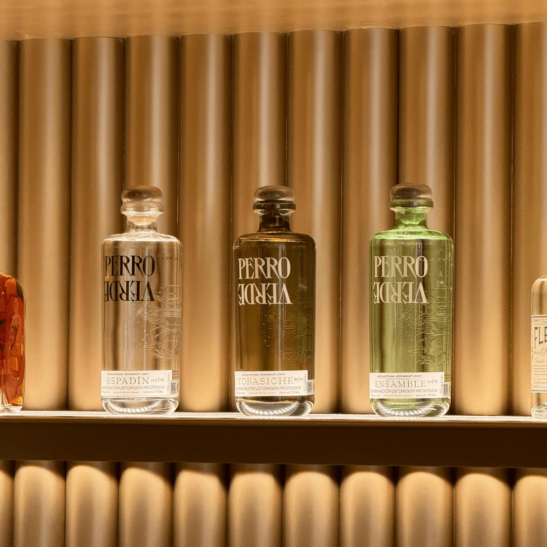 PERRO VERDE MEZCAL ESPADIN AND TOBASICHE BLEND