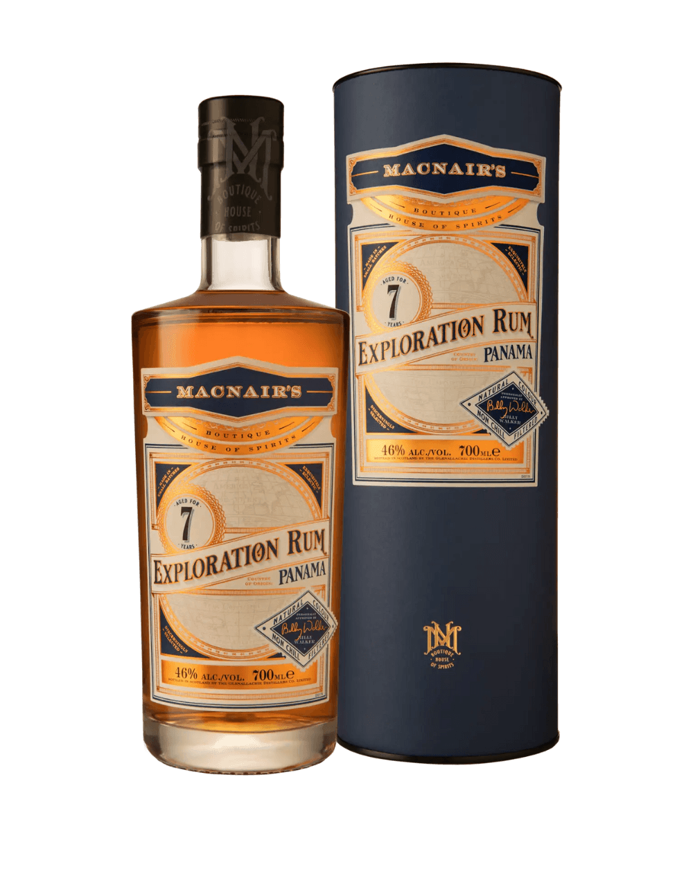 MACNAIR'S PANAMA 7 YEAR OLD UNPEATED EXPLORATION RUM
