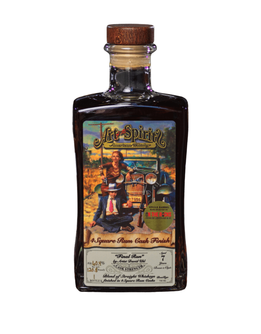ART OF THE SPIRITS FOURSQUARE RUM FINISH - CASK STRENGTH "FINAL RUN" BOURYE WHISKEY
