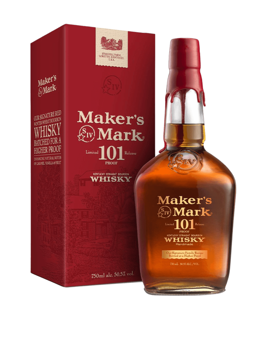 MAKER'S MARK 101 PROOF BOURBON WHISKY