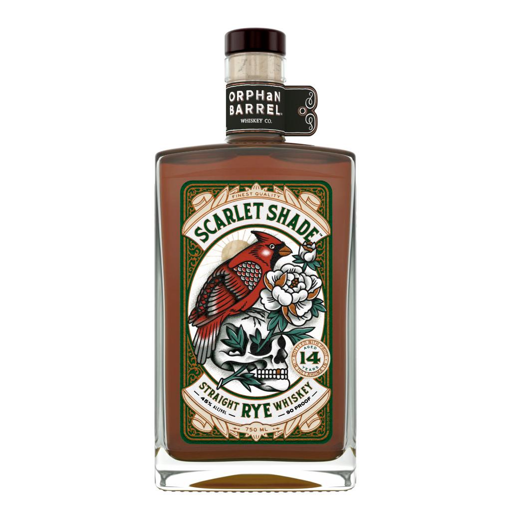 ORPHAN BARREL SCARLET SHADE 14 YEAR OLD STRAIGHT RYE WHISKEY