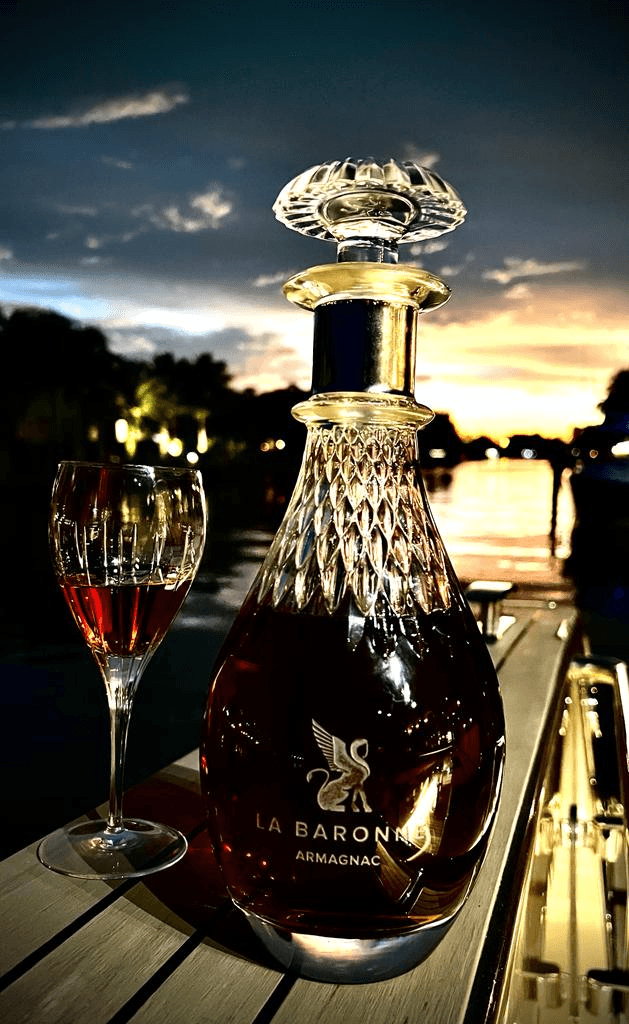 BAS ARMAGNAC LA BARONNE 1936 CRISTAL BRANDY