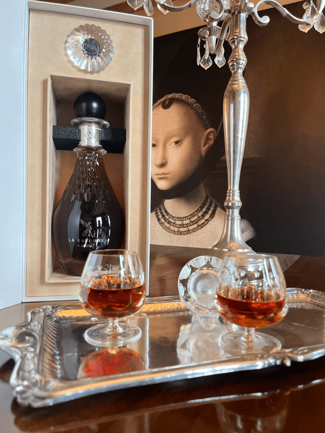 BAS ARMAGNAC LA BARONNE 1952 CRISTAL BRANDY