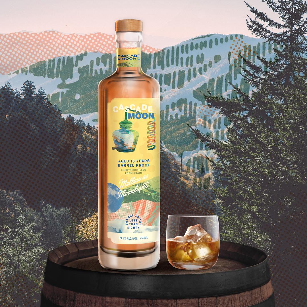 CASCADE MOON 15 YEAR OLD BARREL PROOF WHISKEY