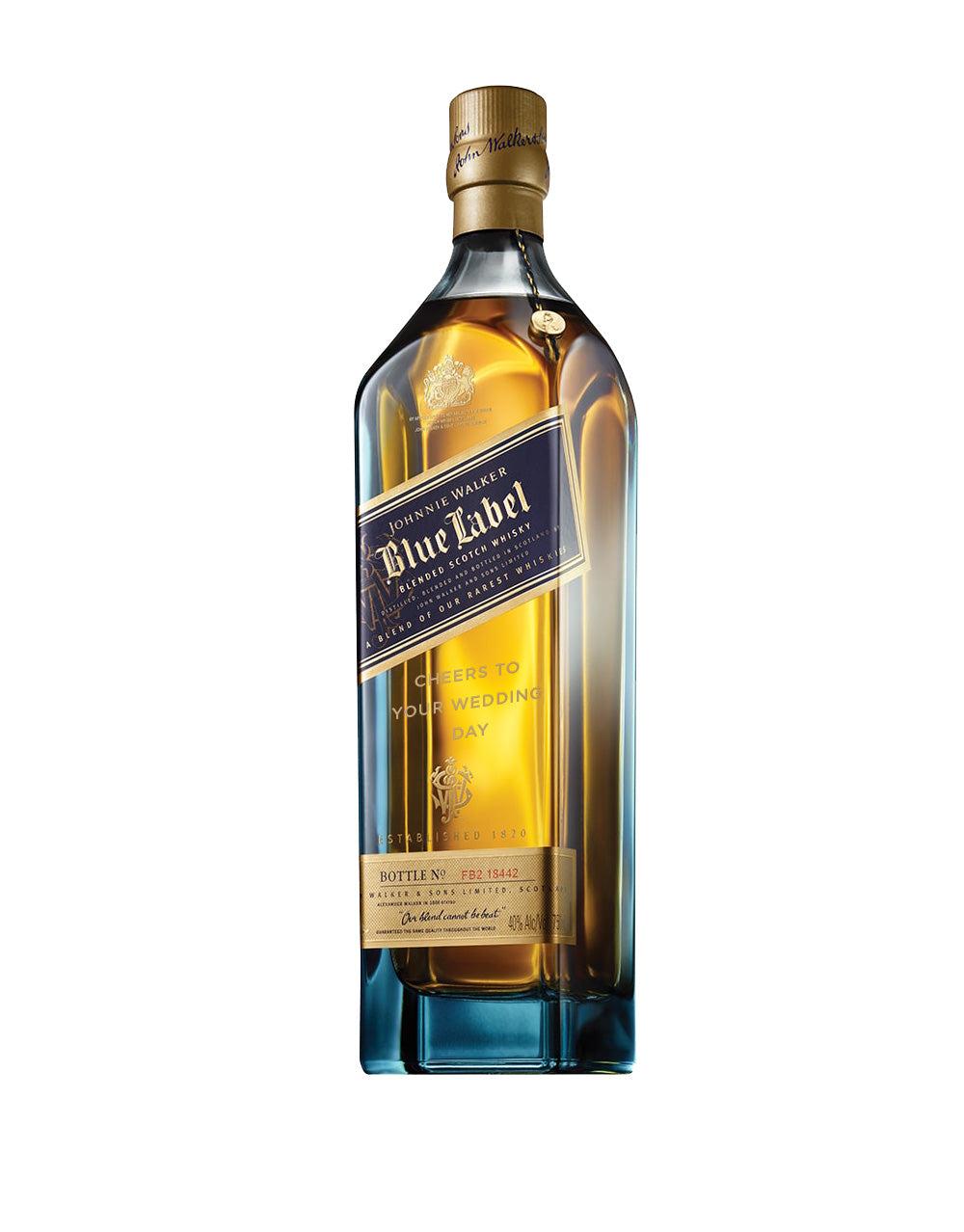 JOHNNIE WALKER BLUE LABEL® - 'CHEERS TO YOUR WEDDING DAY' ENGRAVED BOTTLE BLENDED SCOTCH WHISKY