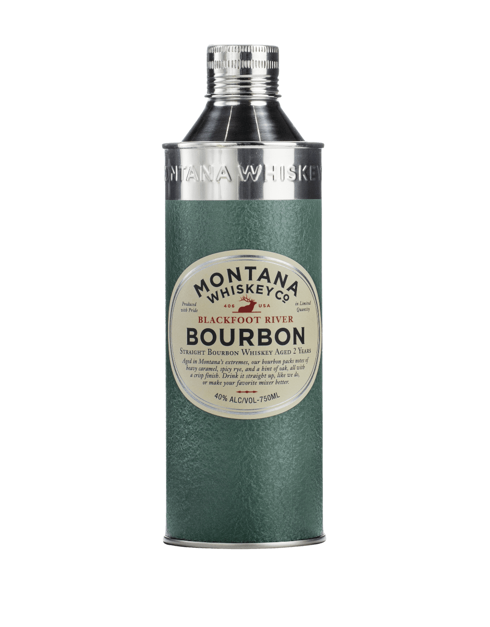 MONTANA WHISKEY CO BLACKFOOT RIVER BOURBON WHISKEY